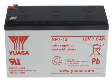 Batterie Plomb &eacute;tanche NP7-12FR Yuasa 12V 7ah